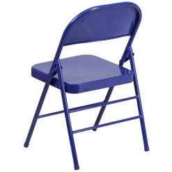 Cobalt Blue Metal Folding Chair (2-Pack) by Carnegy Avenue -Carnegy Avenue Sales cobalt blue carnegy avenue folding chairs cga rb 275026 co hd 66 1000
