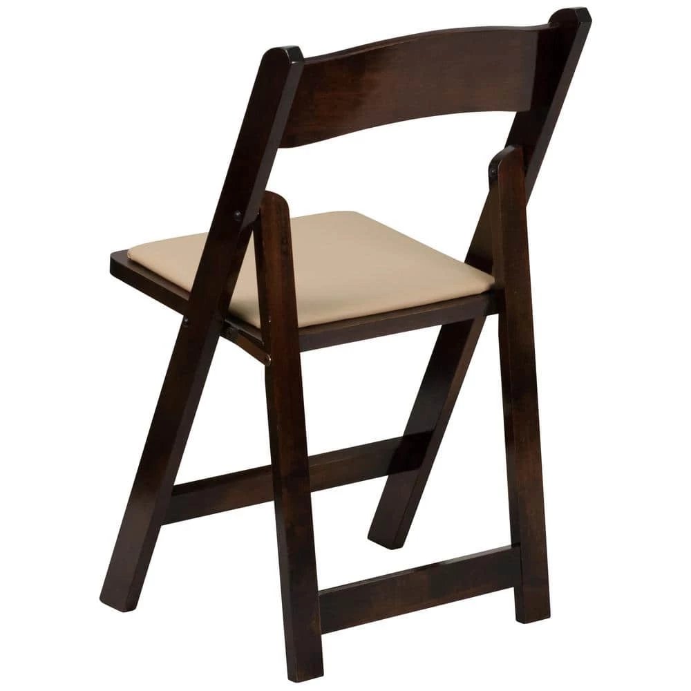 Fruitwood Wood Folding Chair (2-Pack) by Carnegy Avenue 5 Fruitwood Wood Folding Chair (2-Pack) by Carnegy Avenue - Image 3