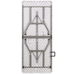 72 in. Granite White Plastic Tabletop Metal Frame Folding Table by Carnegy Avenue -Carnegy Avenue Sales granite white carnegy avenue folding tables cga flf 0978 gr hd 1d 1000