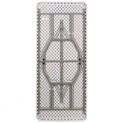 72 in. Granite White Plastic Tabletop Metal Frame Folding Table by Carnegy Avenue -Carnegy Avenue Sales granite white carnegy avenue folding tables cga flf 1417 gr hd 1d 1000