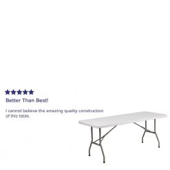 72 in. Granite White Plastic Tabletop Metal Frame Folding Table by Carnegy Avenue -Carnegy Avenue Sales granite white carnegy avenue folding tables cga flf 1417 gr hd 76 1000