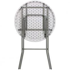 31.25 in. Granite White Plastic Tabletop Metal Frame Folding Table by Carnegy Avenue -Carnegy Avenue Sales granite white carnegy avenue folding tables cga flf 17482 gr hd 1d 1000