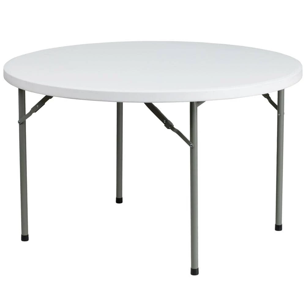 48 in. Granite White Plastic Tabletop Metal Frame Folding Table by Carnegy Avenue 3 48 in. Granite White Plastic Tabletop Metal Frame Folding Table by Carnegy Avenue