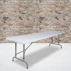 96 in. Granite White Plastic Tabletop Metal Frame Folding Table by Carnegy Avenue 19 96 in. Granite White Plastic Tabletop Metal Frame Folding Table by Carnegy Avenue -Carnegy Avenue Sales granite white carnegy avenue folding tables cga rb 231466 gr hd 31 1000