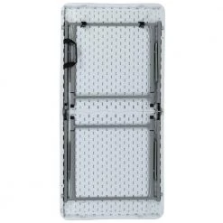 4-ft Granite White Plastic Adjustable Bi-Fold Folding Table (1 Pack) by Carnegy Avenue 15 4-ft Granite White Plastic Adjustable Bi-Fold Folding Table (1 Pack) by Carnegy Avenue -Carnegy Avenue Sales granite white carnegy avenue folding tables cga rb 487020 gr hd 1d 1000