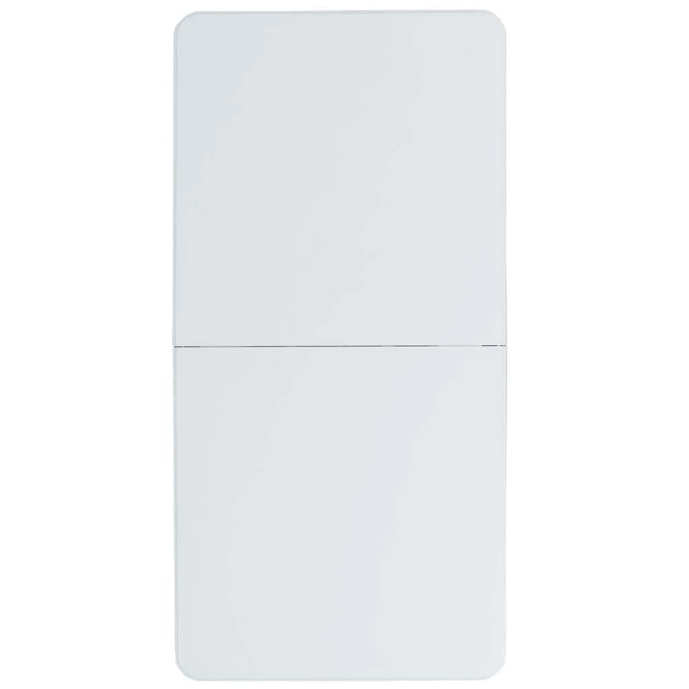 4-ft Granite White Plastic Adjustable Bi-Fold Folding Table (1 Pack) by Carnegy Avenue 5 4-ft Granite White Plastic Adjustable Bi-Fold Folding Table (1 Pack) by Carnegy Avenue - Image 3