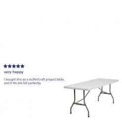 72 in. Granite White Plastic Tabletop Metal Frame Folding Table by Carnegy Avenue -Carnegy Avenue Sales granite white carnegy avenue folding tables cga rb 5442 gr hd 76 1000