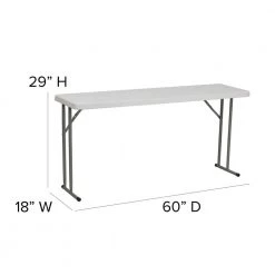 60 in. Granite White Plastic Tabletop Metal Frame Folding Table by Carnegy Avenue 13 60 in. Granite White Plastic Tabletop Metal Frame Folding Table by Carnegy Avenue -Carnegy Avenue Sales granite white carnegy avenue folding tables cga rb 8941 gr hd fa 1000