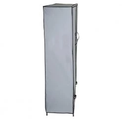 70 in. H x 45 in. W x 18 in. D Gray Polyester and Steel Portable Closet with 2 Drawers by Honey-Can-Do 12 70 in. H x 45 in. W x 18 in. D Gray Polyester and Steel Portable Closet with 2 Drawers by Honey-Can-Do -Carnegy Avenue Sales gray black honey can do portable closets wrd 09199 4f 1000