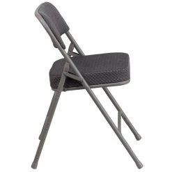 Gray Metal Folding Chair (4-Pack) by Carnegy Avenue -Carnegy Avenue Sales gray carnegy avenue folding chairs cga aw 229150 gr hd 66 1000