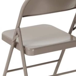Gray Metal Outdoor Safe Folding Chair by Carnegy Avenue -Carnegy Avenue Sales gray carnegy avenue folding chairs cga bd 225797 gr hd 1f 1000
