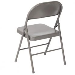 Gray Metal Folding Chair (2-Pack) by Carnegy Avenue -Carnegy Avenue Sales gray carnegy avenue folding chairs cga bd 275019 gr hd 66 1000