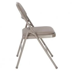 Gray Metal Folding Chair (2-Pack) by Carnegy Avenue -Carnegy Avenue Sales gray carnegy avenue folding chairs cga bd 275053 gr hd e1 1000