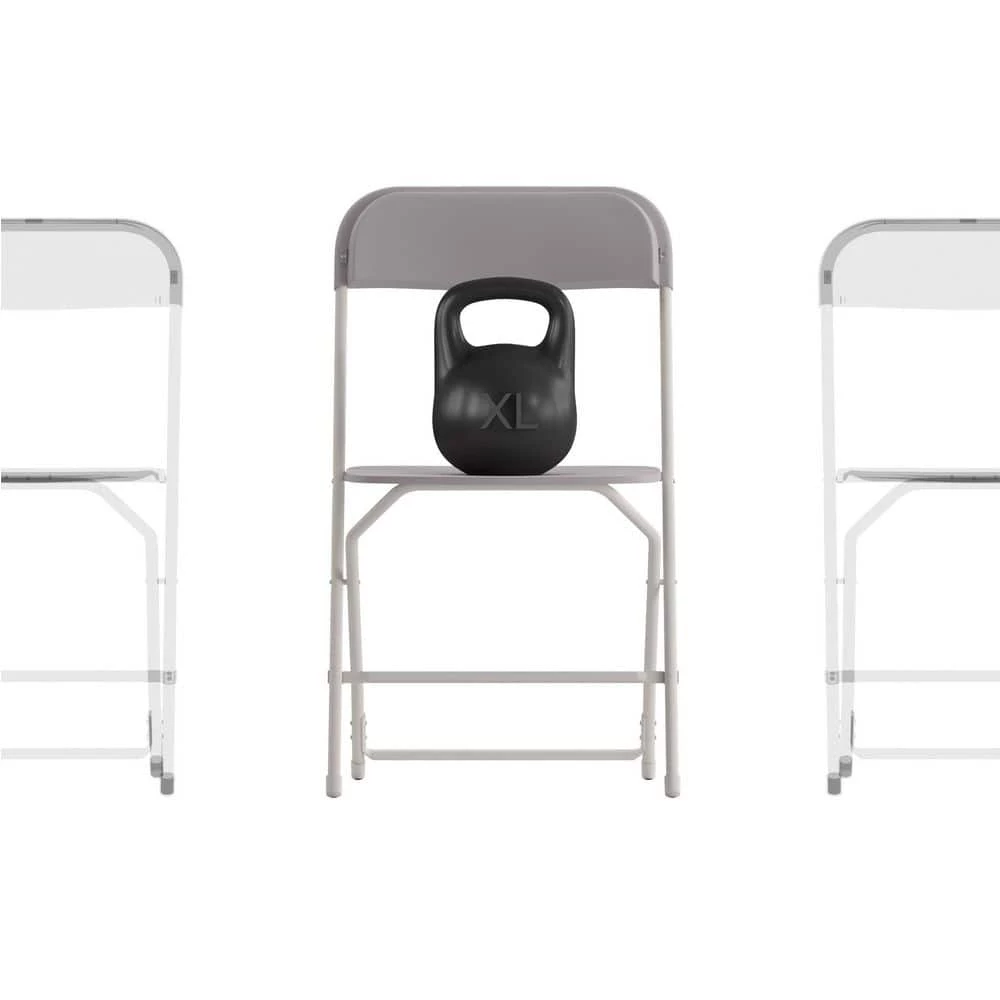 Big and Tall Commercial Folding Chair - Extra Wide 650 lb. Capacity - Durable Plastic - 4-Pack by Carnegy Avenue 3 Big and Tall Commercial Folding Chair - Extra Wide 650 lb. Capacity - Durable Plastic - 4-Pack by Carnegy Avenue
