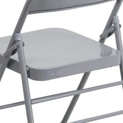 Gray Metal Utility Chair by Carnegy Avenue 15 Gray Metal Utility Chair by Carnegy Avenue -Carnegy Avenue Sales gray carnegy avenue folding chairs cga rb 1535 gr hd 1f 1000