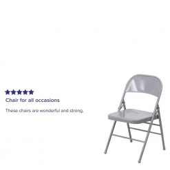 Gray Metal Utility Chair by Carnegy Avenue 18 Gray Metal Utility Chair by Carnegy Avenue -Carnegy Avenue Sales gray carnegy avenue folding chairs cga rb 1535 gr hd 76 1000