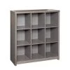 39 in. H x 37.4 in. W x 11.6 in. D Gray MDF Laminate 9- Cube Organizer by Honey-Can-Do 2 39 in. H x 37.4 in. W x 11.6 in. D Gray MDF Laminate 9- Cube Organizer by Honey-Can-Do -Carnegy Avenue Sales gray honey can do cube storage organizers shf 09372 64 1000