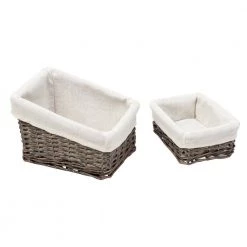 Gray Split Willow Woven Bathroom Storage Basket 7-Piece Set by Honey-Can-Do 16 Gray Split Willow Woven Bathroom Storage Basket 7-Piece Set by Honey-Can-Do -Carnegy Avenue Sales gray honey can do hampers hmp 09358 76 1000