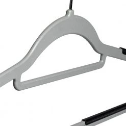 Gray Plastic Hangers 50-Pack by Honey-Can-Do -Carnegy Avenue Sales gray honey can do hangers hng 08944 44 1000
