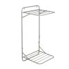 45 in. H x 21 in. W x 18.5 in. D Wall-Mounted or Over-the-Door 2-Tier Retractable Drying Rack in Gray by Honey-Can-Do -Carnegy Avenue Sales gray honey can do laundry room cabinets dry 09792 64 1000