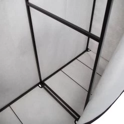 63 in. H x 60 in. W x 18 in. D Gray Steel Portable Closet with Double Doors and Cover by Honey-Can-Do -Carnegy Avenue Sales gray honey can do portable closets wrd 09198 44 1000