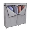 63 in. H x 60 in. W x 18 in. D Gray Steel Portable Closet with Double Doors and Cover by Honey-Can-Do -Carnegy Avenue Sales gray honey can do portable closets wrd 09198 64 1000