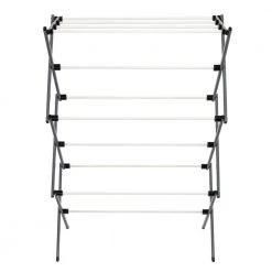 29 in. W x 42.1 in. H Gray/White Steel Collapsible Clothes Drying Rack by Honey-Can-Do 11 29 in. W x 42.1 in. H Gray/White Steel Collapsible Clothes Drying Rack by Honey-Can-Do -Carnegy Avenue Sales gray white honey can do drying racks dry 09065 c3 1000