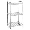 Gray 3-Tier Tubular Steel Shelving Unit (20 in. W x 37.5 in. H x 15 in. D) by Honey-Can-Do -Carnegy Avenue Sales gray white honey can do freestanding shelving units shf 09129 64 1000