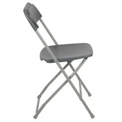 Grey Plastic Seat with Metal Frame Folding Chair (Set of 2) by Carnegy Avenue 13 Grey Plastic Seat with Metal Frame Folding Chair (Set of 2) by Carnegy Avenue -Carnegy Avenue Sales grey carnegy avenue folding chairs cga le 274400 gr hd e1 1000