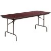 72 in. Mahogany Wood Table top Material Folding Banquet Tables by Carnegy Avenue -Carnegy Avenue Sales mahogany carnegy avenue folding tables cga yt 21749 ma hd 64 1000