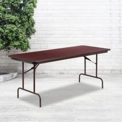 72 in. Mahogany Wood Table top Material Folding Banquet Tables by Carnegy Avenue 15 72 in. Mahogany Wood Table top Material Folding Banquet Tables by Carnegy Avenue -Carnegy Avenue Sales mahogany carnegy avenue folding tables cga yt 21755 ma hd 31 1000