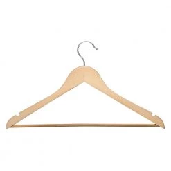 Brown Wood Hangers 24-Pack by Honey-Can-Do