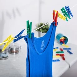 Plastic Multi-Colored Clothespins (100-Pack) by Honey-Can-Do 9 Plastic Multi-Colored Clothespins (100-Pack) by Honey-Can-Do -Carnegy Avenue Sales multi colored honey can do clotheslines dry 01411 e1 1000