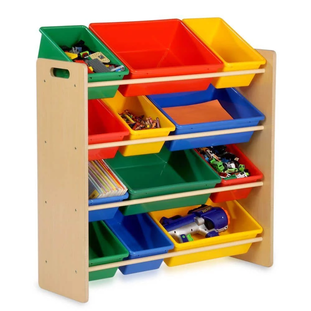 35.98 in. H x 342 in. W x 12.6 in. D MDF 12-Cube Organizer by Honey-Can-Do 3 35.98 in. H x 342 in. W x 12.6 in. D MDF 12-Cube Organizer by Honey-Can-Do