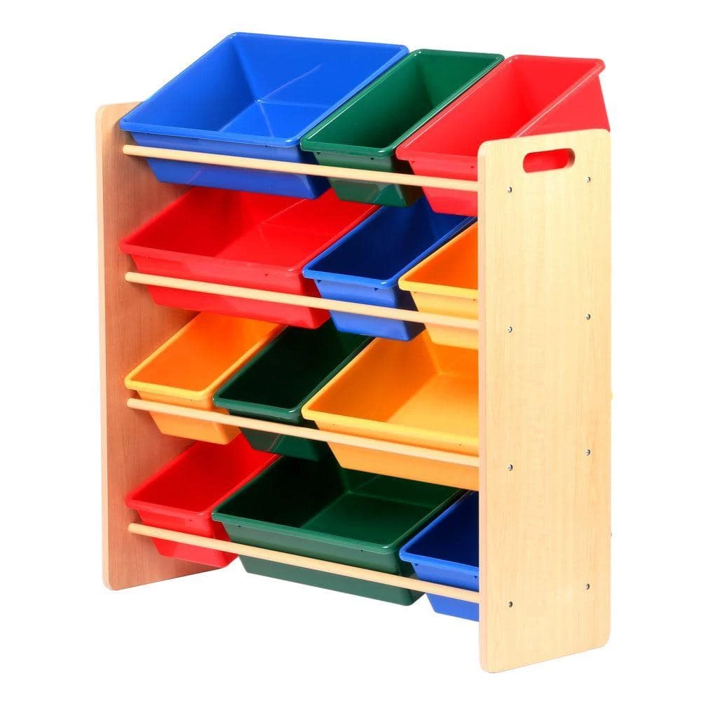 35.98 in. H x 342 in. W x 12.6 in. D MDF 12-Cube Organizer by Honey-Can-Do 6 35.98 in. H x 342 in. W x 12.6 in. D MDF 12-Cube Organizer by Honey-Can-Do - Image 4