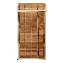 Tall Bamboo Laundry Hamper with Lid by Honey-Can-Do -Carnegy Avenue Sales natural bamboo honey can do hampers hmp 01619 c3 1000