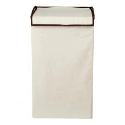 Natural Collapsible Polyester Square Laundry Hamper with Lid by Honey-Can-Do 9 Natural Collapsible Polyester Square Laundry Hamper with Lid by Honey-Can-Do -Carnegy Avenue Sales natural honey can do hampers hmp 09205 4f 1000