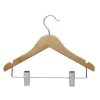 Kids Wood Hangers w/clips, 10pack by Honey-Can-Do -Carnegy Avenue Sales natural honey can do hangers hng 09040 64 1000
