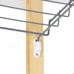 27.3 in. H 18-Pair Natural Wood and Steel Shoe Rack by Honey-Can-Do 15 27.3 in. H 18-Pair Natural Wood and Steel Shoe Rack by Honey-Can-Do -Carnegy Avenue Sales natural silver honey can do shoe racks sho 09474 fa 1000