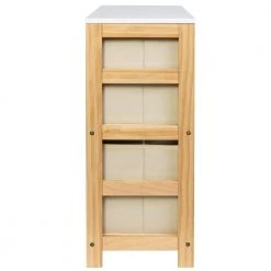 24.8 in. H x 23.6 in. W x 10.63 in. D White Plastic Cube Storage Bin by Honey-Can-Do -Carnegy Avenue Sales natural white honey can do cube storage bins shf 08720 1f 1000