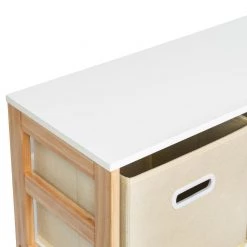 24.8 in. H x 23.6 in. W x 10.63 in. D White Plastic Cube Storage Bin by Honey-Can-Do -Carnegy Avenue Sales natural white honey can do cube storage bins shf 08720 fa 1000