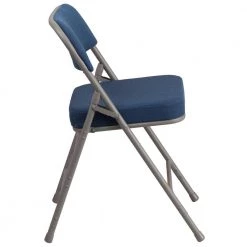 Navy Metal Folding Chair (4-Pack) by Carnegy Avenue -Carnegy Avenue Sales navy carnegy avenue folding chairs cga aw 229151 na hd e1 1000