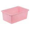 7.9 Qt. Storage Bin in Light Pink by Honey-Can-Do -Carnegy Avenue Sales pink honey can do storage bins srt1603 smltpnk 64 1000