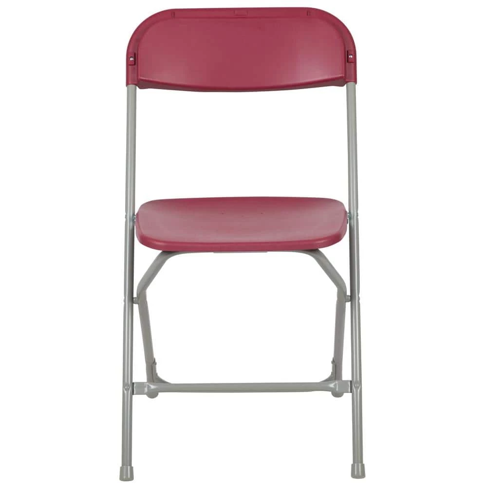 Red Metal Folding Chair (Set of 10) by Carnegy Avenue 8 Red Metal Folding Chair (Set of 10) by Carnegy Avenue - Image 6