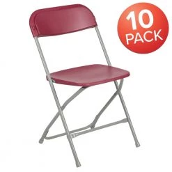 Red Metal Folding Chair (Set of 10) by Carnegy Avenue 14 Red Metal Folding Chair (Set of 10) by Carnegy Avenue -Carnegy Avenue Sales red carnegy avenue folding chairs cga le 167358 re hd c3 1000