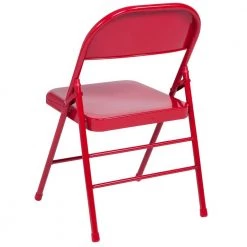 Red Metal Utility Chair by Carnegy Avenue -Carnegy Avenue Sales red carnegy avenue folding chairs cga rb 1755 re hd 66 1000