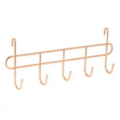 14.96 in. D x 14.96 in. W x 0.83 in. H Rosy Copper Wire Wall Grid with Storage Accessories (8-Piece Set) by Honey-Can-Do -Carnegy Avenue Sales rosy copper honey can do decorative shelving shf 08802 1f 1000