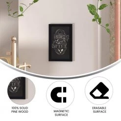 Rustic Black Magnetic Wall Mounted Chalkboard by Carnegy Avenue 20 Rustic Black Magnetic Wall Mounted Chalkboard by Carnegy Avenue -Carnegy Avenue Sales rustic black carnegy avenue boards easels cga hgw 513565 ru hd 1f 1000