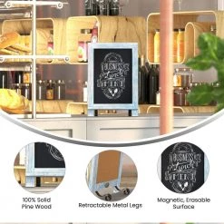 Rustic Blue Magnetic Tabletop Chalkboard by Carnegy Avenue 20 Rustic Blue Magnetic Tabletop Chalkboard by Carnegy Avenue -Carnegy Avenue Sales rustic blue carnegy avenue boards easels cga hfk 513552 ru hd 1f 1000