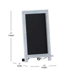 Rustic Blue Magnetic Tabletop Chalkboard by Carnegy Avenue -Carnegy Avenue Sales rustic blue carnegy avenue boards easels cga hfk 513557 ru hd 44 1000